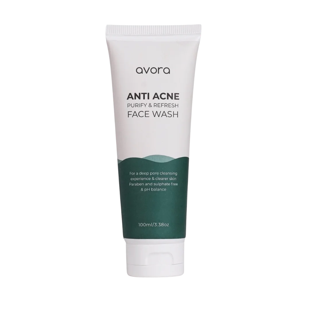 Avora Anti Acne Face Wash | Clear Skin & Oil Control Cleanser